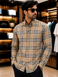 BRBRY VINTAGE CHECK LONG-SLEEVE CASUAL CHECKS SHIRT