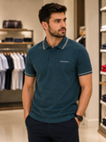 HKT TIPPED PIQUÉ POLO T-SHIRT