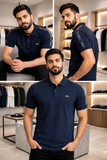 LCST LOGO TAPE PIQUE POLO T-SHIRT