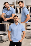 M-K ALL-OVER MONOGRAM TIPPED POLO T-SHIRT
