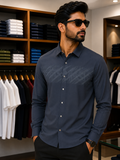 IMP DESIGNER EMBOSSED DIAGONAL STRIPE LUXE SHIRT