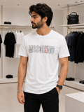 MOSCHINO STITCH-DETAIL ROUND NECK T-SHIRT