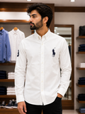 RLP BIG PONY OXFORD PLAIN SHIRT