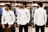 RLP BIG PONY OXFORD PLAIN SHIRT