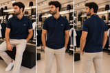 LCST MULTICOLOR EMBROIDERED COLLAR POLO T-SHIRT