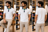 LCST MULTICOLOR PLACKET CLASSIC FIT POLO T-SHIRT