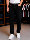A-X J16 STRAIGHT FIT BLACK JEANS