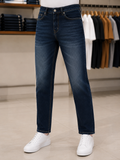 ZAR DEEP INDIGO WASH STRAIGHT FIT JEANS