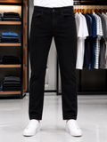 LEV I S ESSENTIAL JET BLACK STRAIGHT FIT JEANS