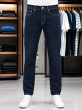 LEV I S RAW INDIGO STRAIGHT FIT JEANS