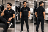 BLMN LOGO STRIPE POLO T-SHIRT