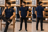 BLMN ZIP-FRONT PIQUÉ POLO T-SHIRT