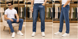 A-X STRAIGHT FIT JEANS