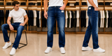 AMRCN EGL MENSWEAR PRE-WASHED STRAIGHT FIT JEANS