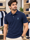 HKT CLASSIC EMBROIDERED LOGO POLO T-SHIRT