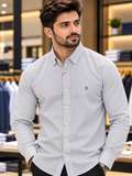 BSS MICRO-STRIPED BUTTON-DOWN OXFORD OG SHIRT