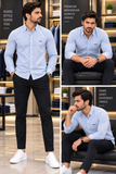 BSS MICRO-CHECK BUTTON-DOWN FORMAL/CASUAL OG SHIRT