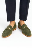 HAND MADE SHEET SOLE FRONT BUCKLE LOAFERS