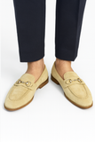 HAND MADE SHEET SOLE FRONT BUCKLE LOAFERS