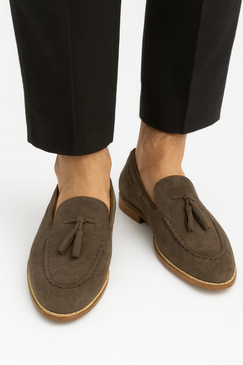 HAND MADE SHEET SOLE TESSEL LOAFERS