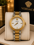 Versace Hellenyium Two-Tone Gold & Silver Ladies Watch