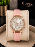 GUESS Rose Gold-Tone Multifunction original ladies Watch