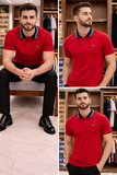 LCST REGULAR FIT CONTRAST TIPPING POLO T-SHIRT