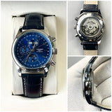 LONGNS AUTOMATIC LEATHER WATCH