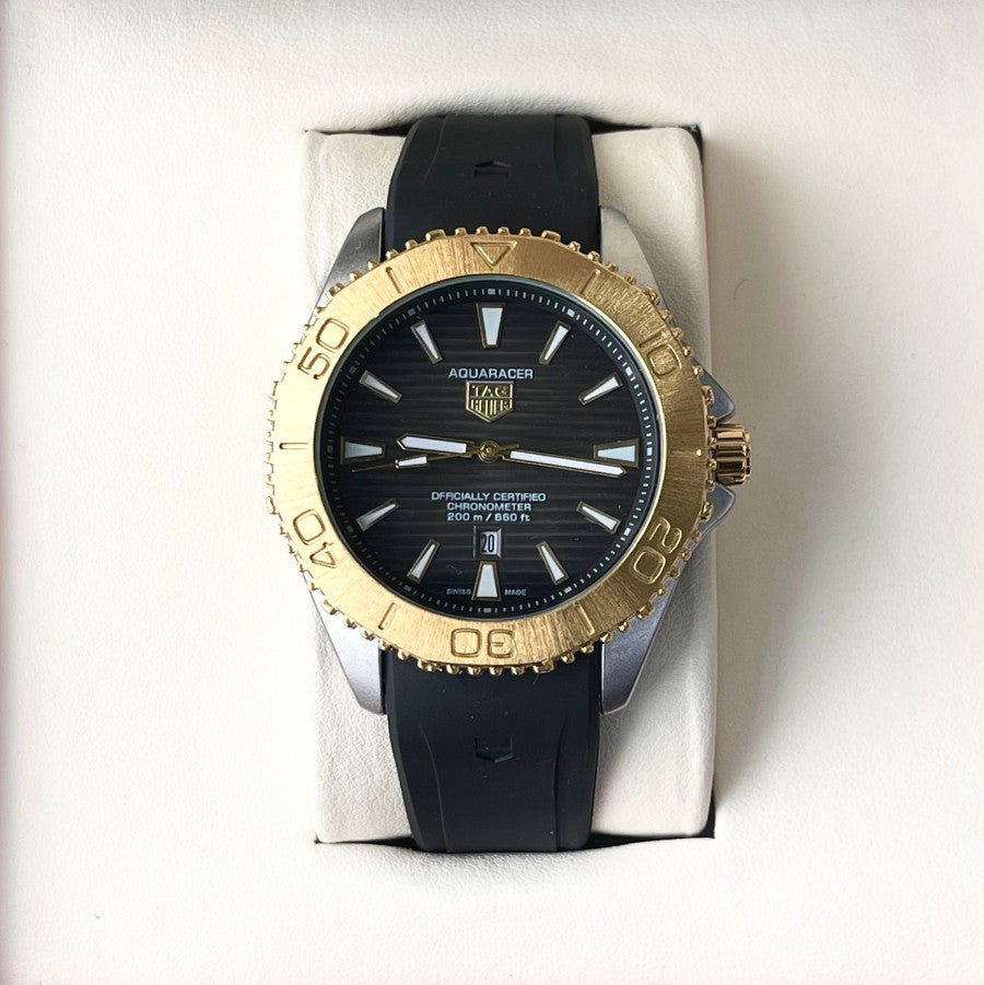 TAG HUER SILICON STRAP WATCH