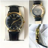 SEIK BASIC LEAATHER WATCH