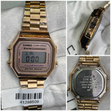 Casio Vintage A168WEGC-3EF Gold Camouflage Digital Watch