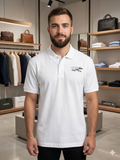 LCST MOUNTAIN GRAPHIC PIQUE POLO T-SHIRT