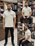 A-X POCKET DETAIL PIQUE POLO T-SHIRT