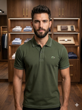 LCST CONTRAST STITCH POLO T-SHIRT