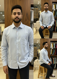 HG BSS ABSTRACT LINEAR GRAPHIC PLAIN SHIRT