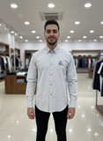 LCST"DO YOU SPEAK LACOSTE?" OXFORD OG SHIRT