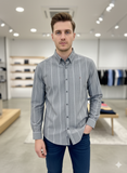 TMY MEN'S REGULAR FIT STRIPED SHIRT