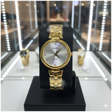 Citizen Quartz 23K Gold Plated Diamond Accent Ladies' Watch