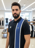 LCST SPORT VERTICAL STRIPE PIQUÉ POLO T-SHIRT