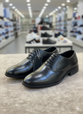 BOSS Hugo Boss Men’s Lisbon Derby Shoes – Polished Leather in Black & Dark Brown formal shoe
