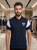 A-X COLOR-BLOCK 91 PIQUE POLO T-SHIRT