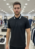 HG BSS TIPPED COLLAR POLO T-SHIRT