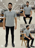 M-K SIGNATURE LOGO COTTON POLO T-SHIRT