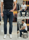 TMY DARK BLUE WASH DENIM RELAX FIT JEANS