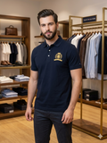 TMY GOLD CREST PIQUE POLO T-SHIRT