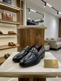 FRANK ROMELO Premium Smooth Leather Bit Loafers