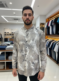 IMPORTED SUPERLIFE BOTANICAL PRINTED SHIRT