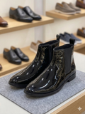 ALDO Luxe Patent Side-Zip Chelsea Boots