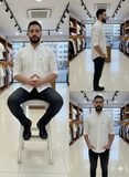LCST CLASSIC FIT LINEN BUTTON-DOWN WITH CHEST POCKET SHIRT