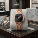 Tissot 1853 Vintage-Inspired Square Women's Watch